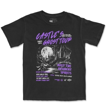 Castle's Ghost Tour Garment Dyed Tee