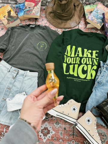 Make Your Own Luck Garment Dyed Tee - Image 4