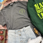 Make Your Own Luck Garment Dyed Tee - Image 2