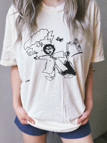 Draco's Drawing Garment Dyed Tee - Image 3