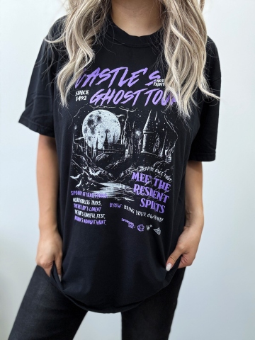 Castle's Ghost Tour Garment Dyed Tee - Image 3