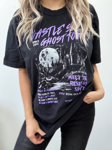 Castle's Ghost Tour Garment Dyed Tee - Image 2
