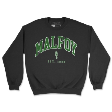 Malfoy Graphic Crewneck Sweatshirt - Image 2