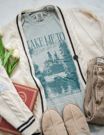 Take me to the Lake Garment Dyed Tee - Image 2